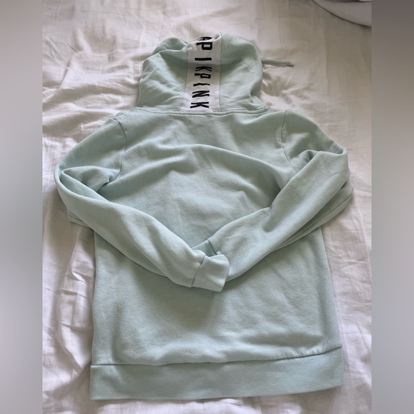 PINK Victoria’s Secret Mint green zip up hoodie - Picture 6 of 7